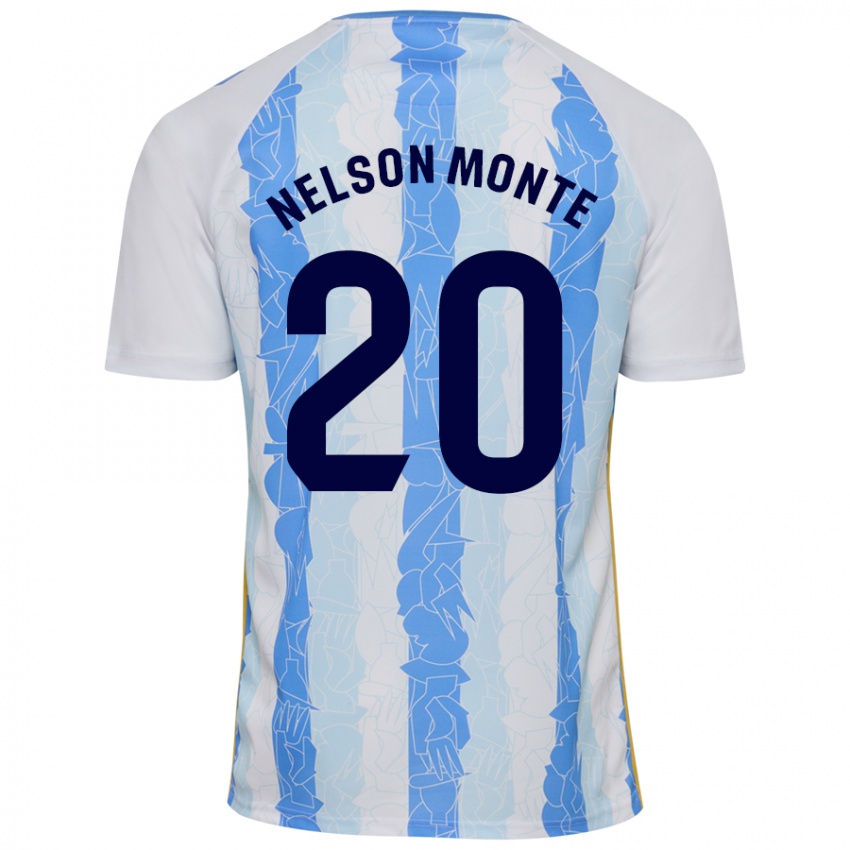 Criança Camisola Nélson Monte #20 Azul Branco Principal 2024/25 Camisa Brasil