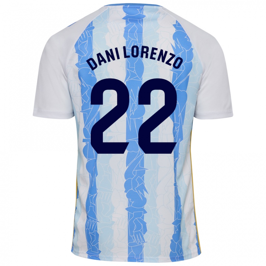 Criança Camisola Dani Lorenzo #22 Azul Branco Principal 2024/25 Camisa Brasil