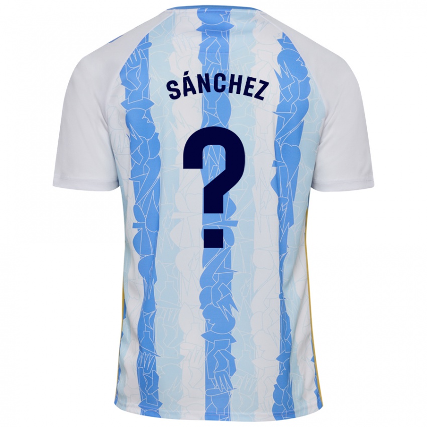 Criança Camisola Álvaro Sánchez #0 Azul Branco Principal 2024/25 Camisa Brasil