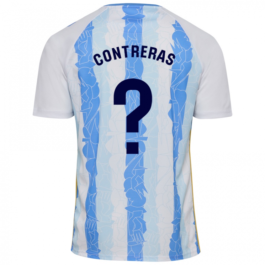 Criança Camisola Ale Contreras #0 Azul Branco Principal 2024/25 Camisa Brasil