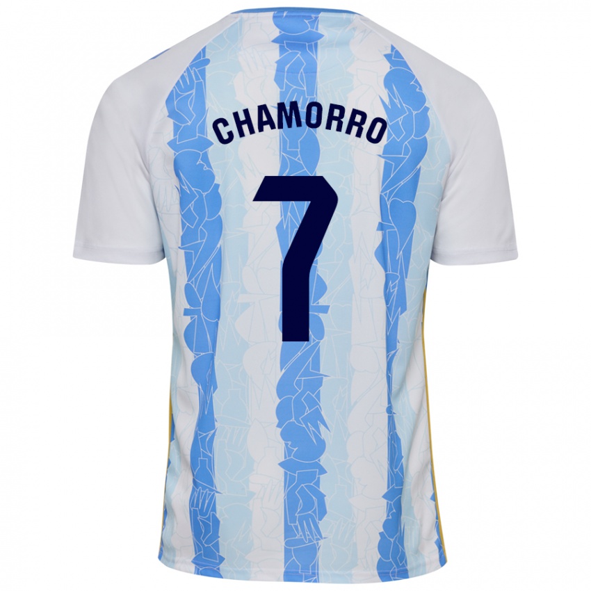 Criança Camisola Alexis Chamorro #7 Azul Branco Principal 2024/25 Camisa Brasil