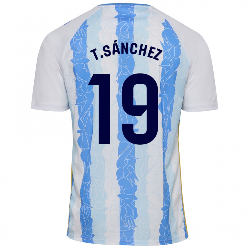 Criança Camisola Toni Sánchez #19 Azul Branco Principal 2024/25 Camisa Brasil