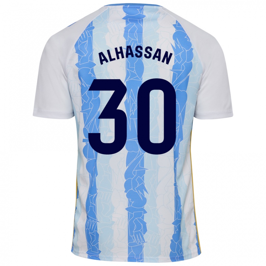 Criança Camisola Mubarak Alhassan #30 Azul Branco Principal 2024/25 Camisa Brasil