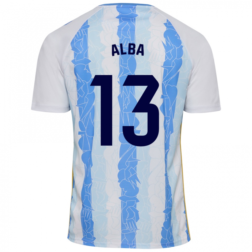 Criança Camisola Alba #13 Azul Branco Principal 2024/25 Camisa Brasil