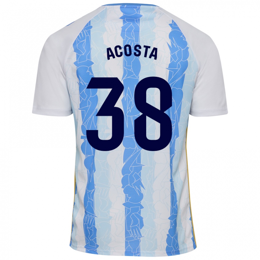 Criança Camisola Judith Acosta #38 Azul Branco Principal 2024/25 Camisa Brasil