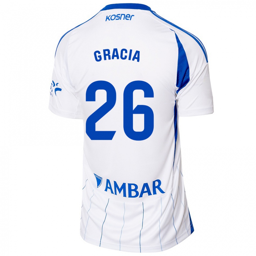 Criança Camisola Gori Gracia #26 Vermelho Branco Principal 2024/25 Camisa Brasil