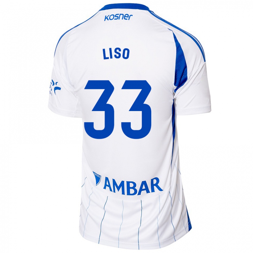 Criança Camisola Adrián Liso #33 Vermelho Branco Principal 2024/25 Camisa Brasil