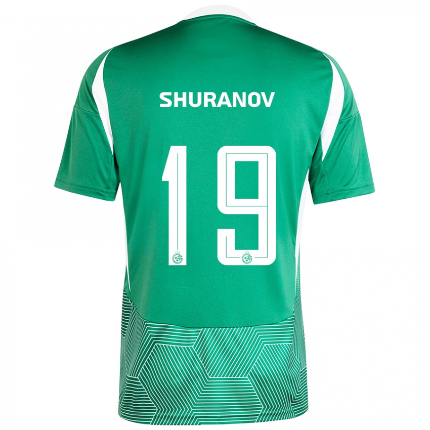 Criança Camisola Erik Shuranov #19 Branco Verde Principal 2024/25 Camisa Brasil