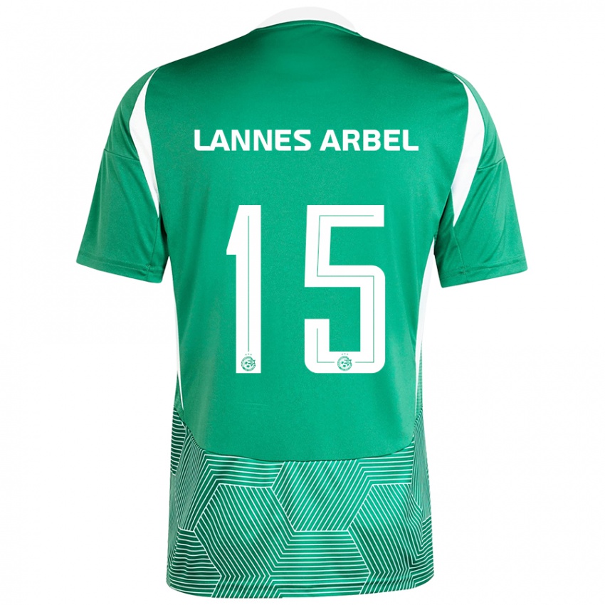 Criança Camisola Tomer Lannes Arbel #15 Branco Verde Principal 2024/25 Camisa Brasil