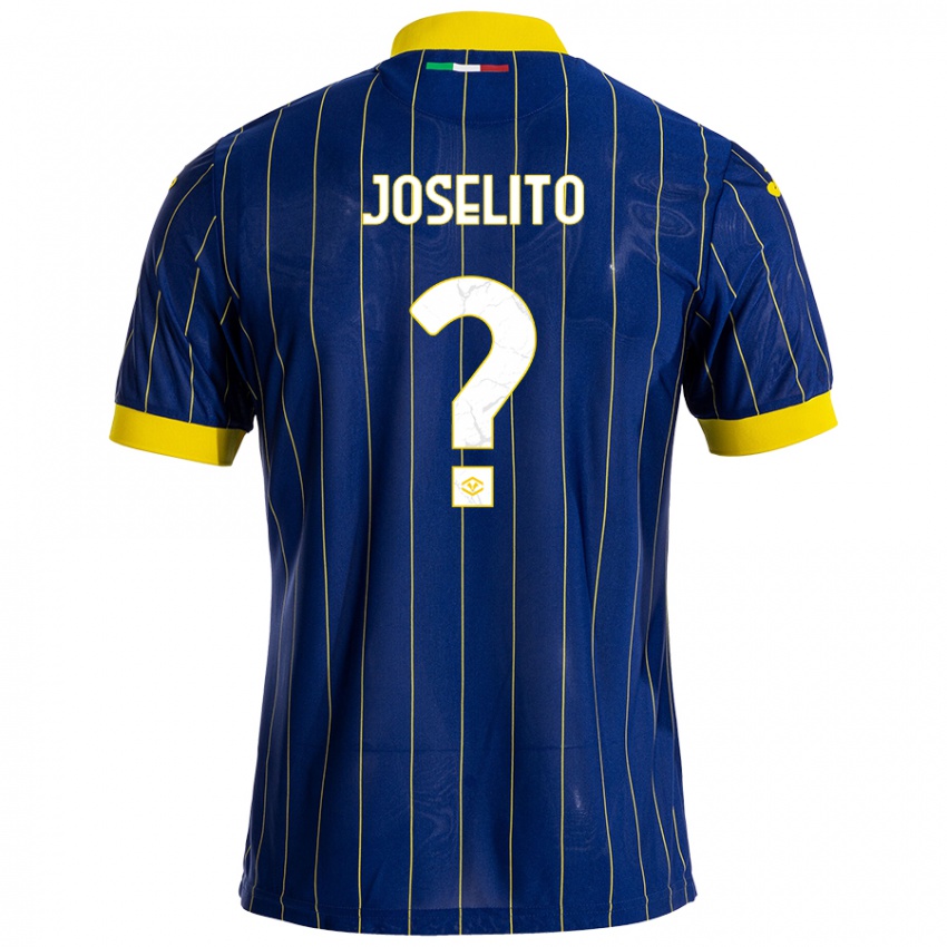 Criança Camisola Joselito #0 Azul Amarelo Principal 2024/25 Camisa Brasil