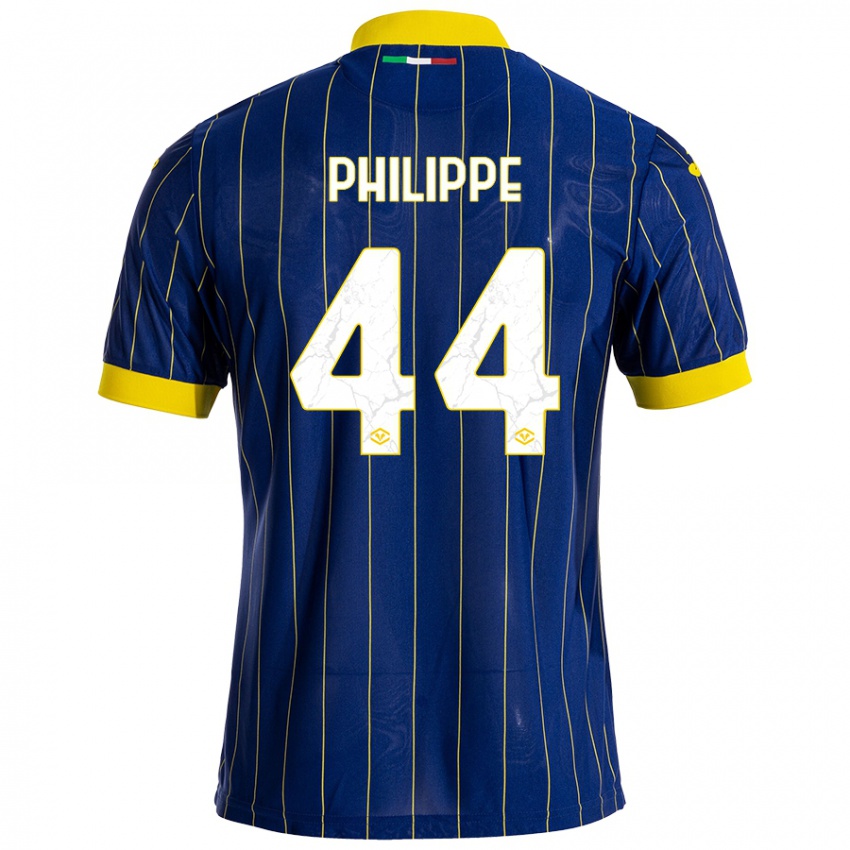 Criança Camisola Mathis Philippe #44 Azul Amarelo Principal 2024/25 Camisa Brasil