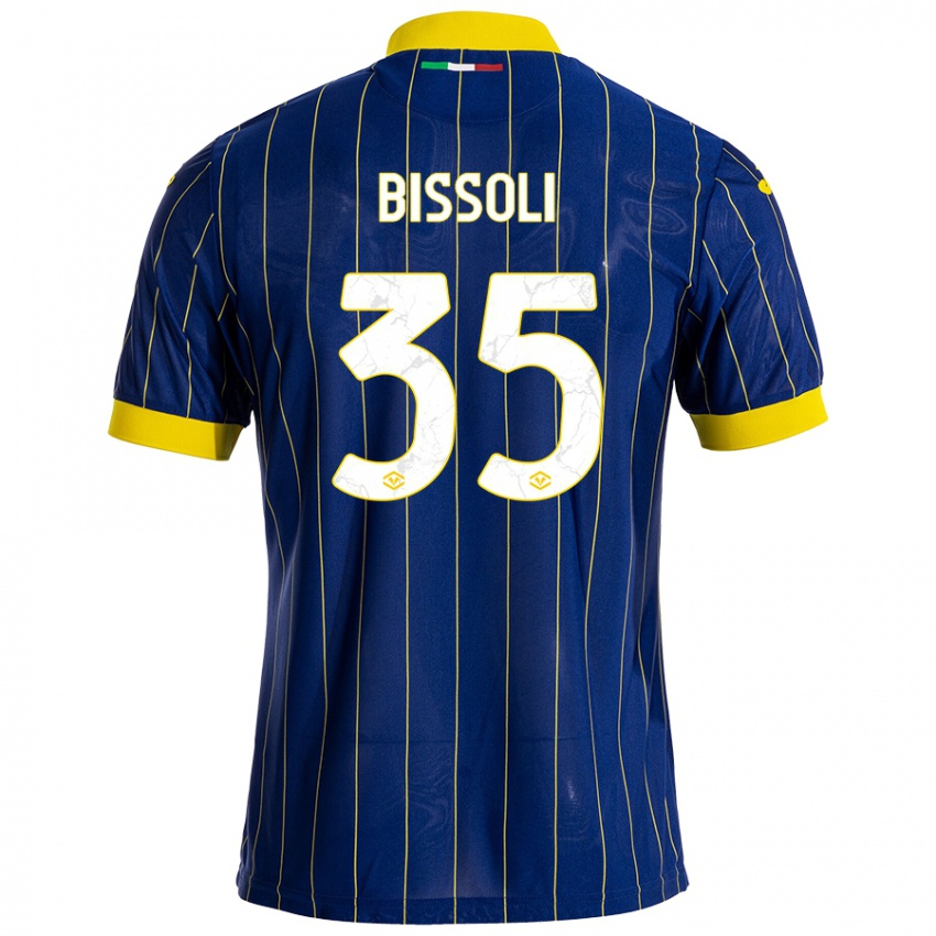 Criança Camisola Noemí Bissoli #35 Azul Amarelo Principal 2024/25 Camisa Brasil