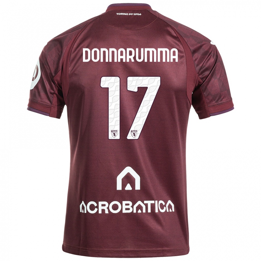 Criança Camisola Antonio Donnarumma #17 Branco Castanho Principal 2024/25 Camisa Brasil