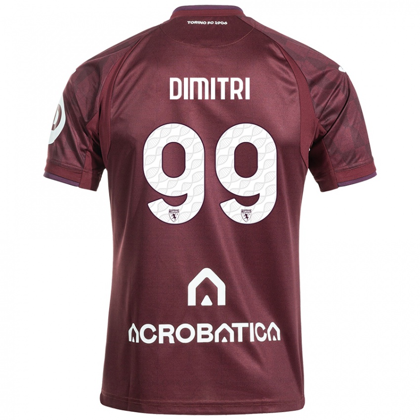 Criança Camisola Matteo Dimitri #99 Branco Castanho Principal 2024/25 Camisa Brasil