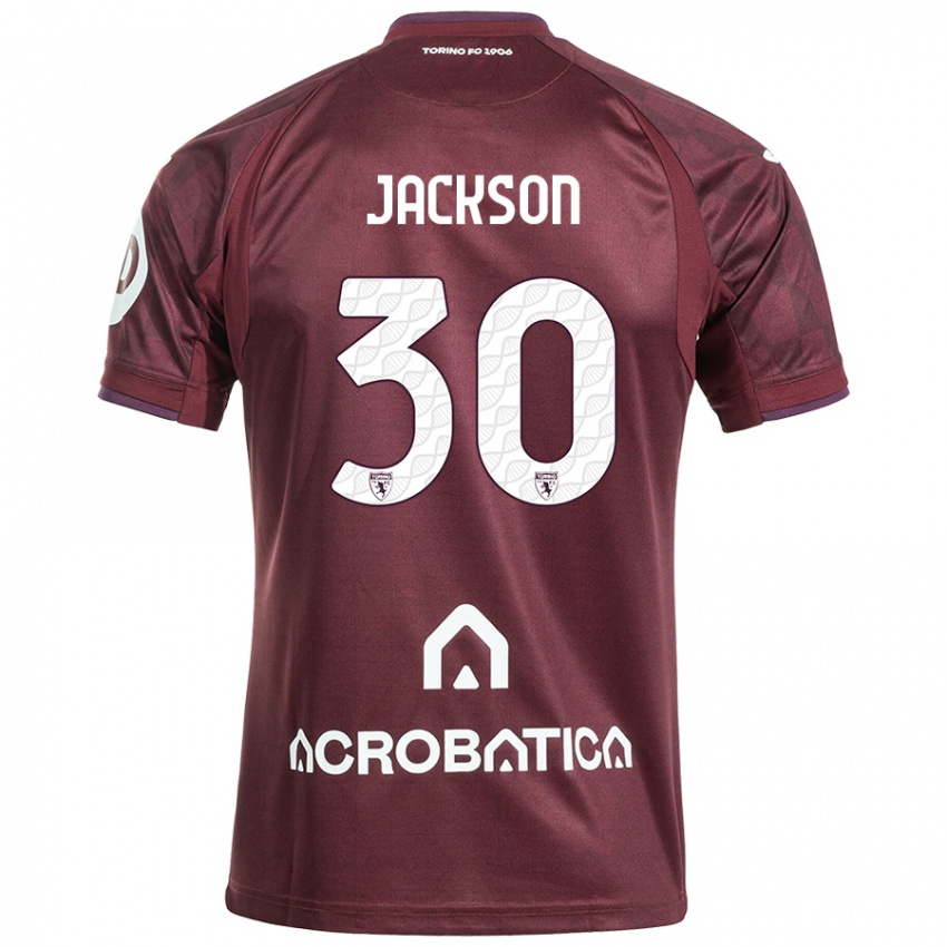 Criança Camisola Michael Jackson #30 Branco Castanho Principal 2024/25 Camisa Brasil