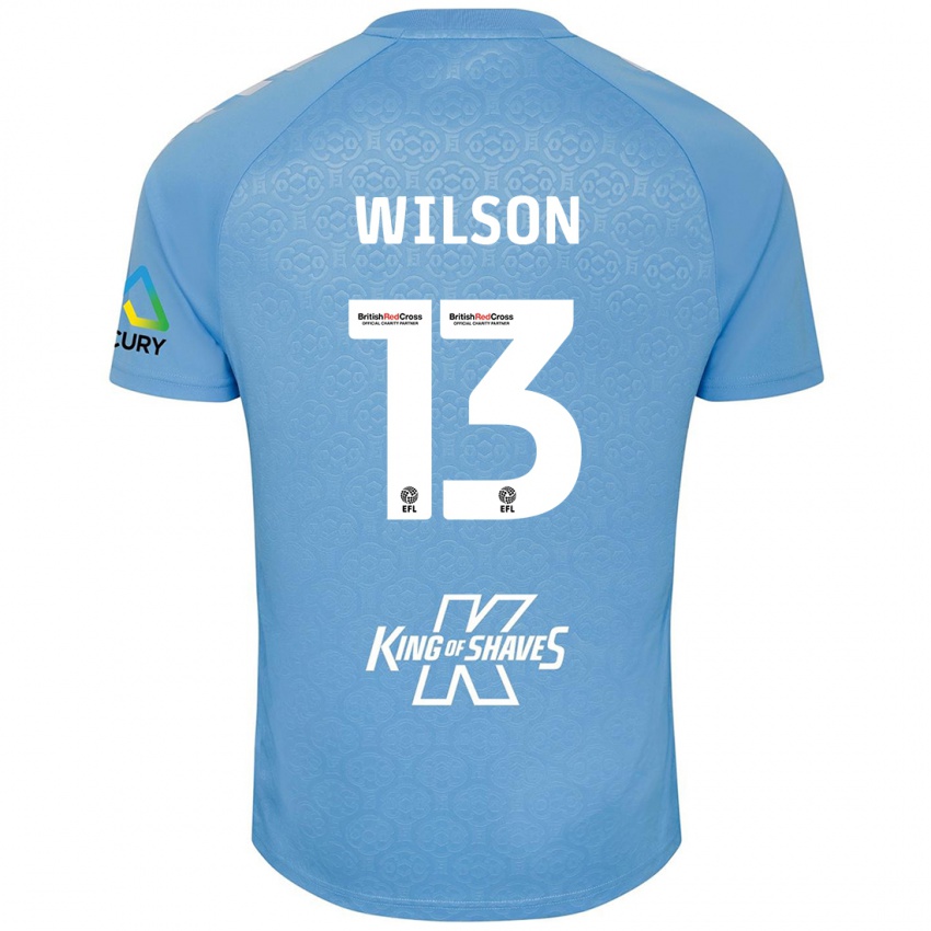 Criança Camisola Ben Wilson #13 Azul Branco Principal 2024/25 Camisa Brasil