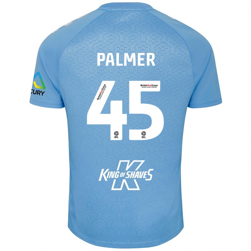 Criança Camisola Kasey Palmer #45 Azul Branco Principal 2024/25 Camisa Brasil