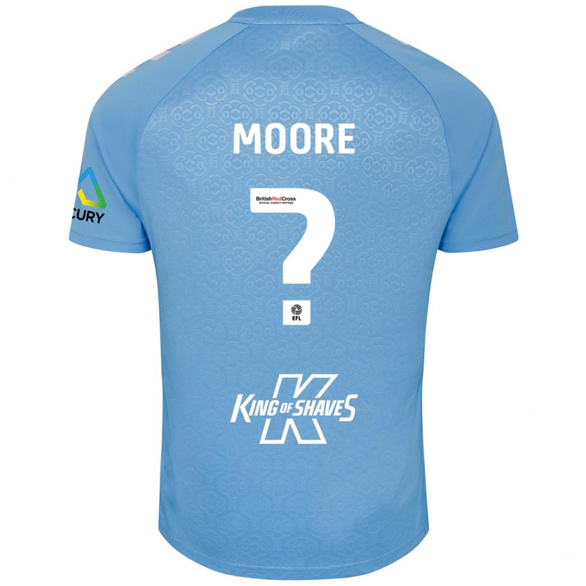 Criança Camisola Isaac Moore #0 Azul Branco Principal 2024/25 Camisa Brasil