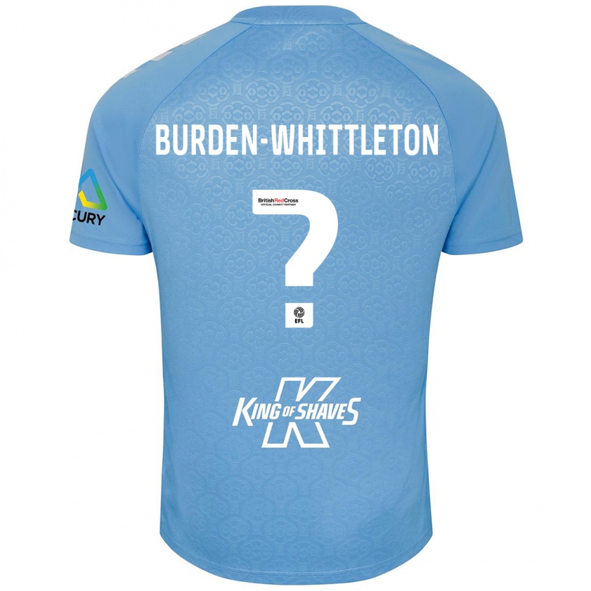 Criança Camisola Charlie Burden-Whittleton #0 Azul Branco Principal 2024/25 Camisa Brasil