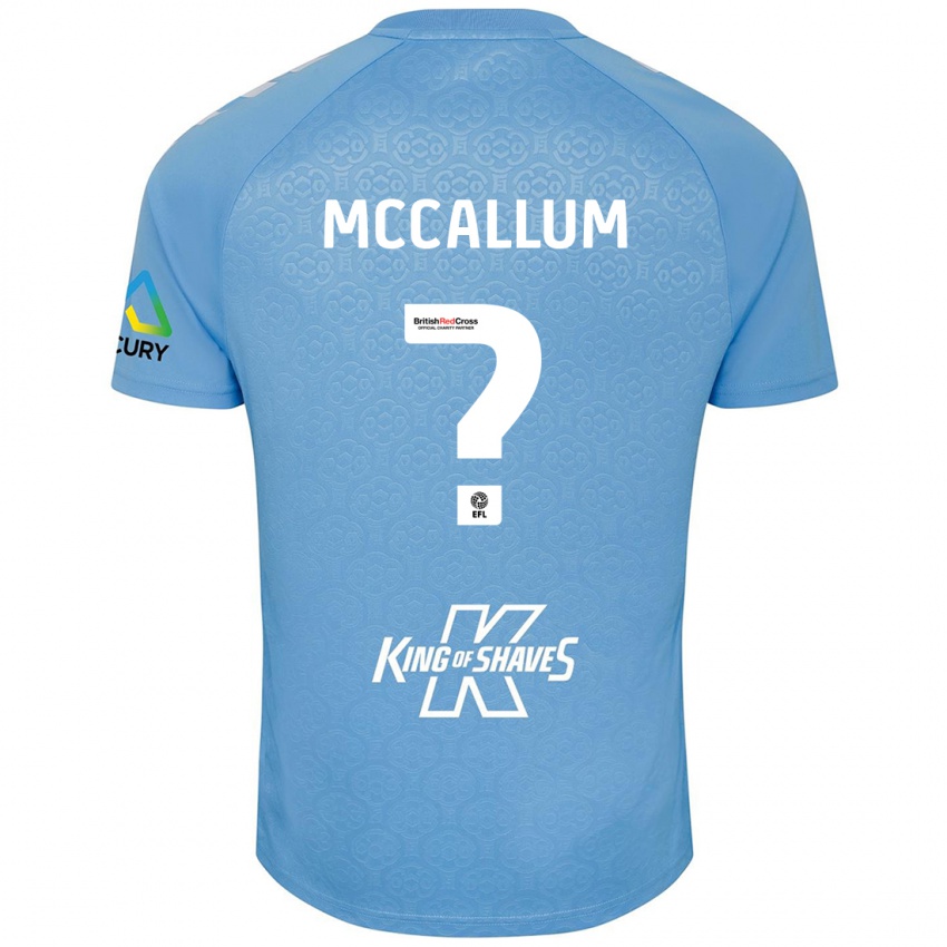 Criança Camisola Joseph Mccallum #0 Azul Branco Principal 2024/25 Camisa Brasil