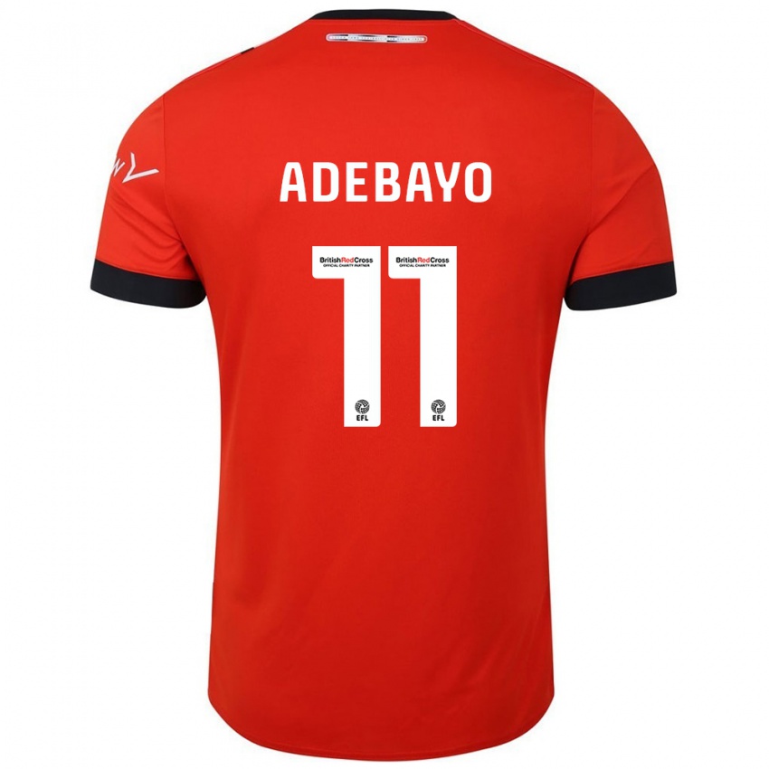 Criança Camisola Elijah Adebayo #11 Preto Laranja Principal 2024/25 Camisa Brasil