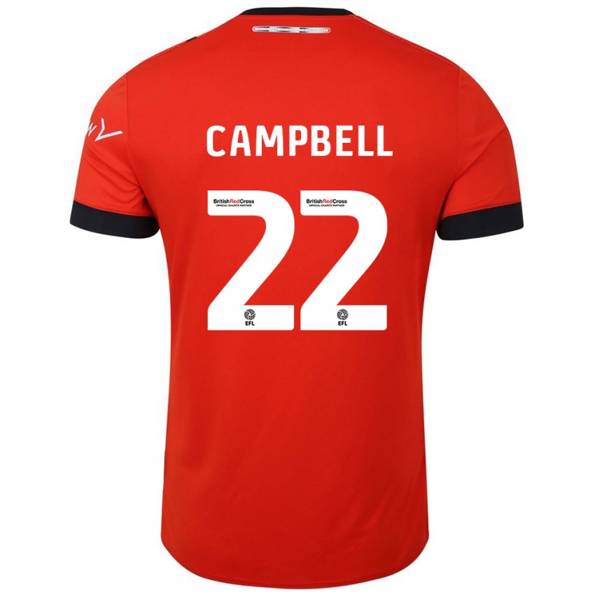 Criança Camisola Allan Campbell #22 Preto Laranja Principal 2024/25 Camisa Brasil