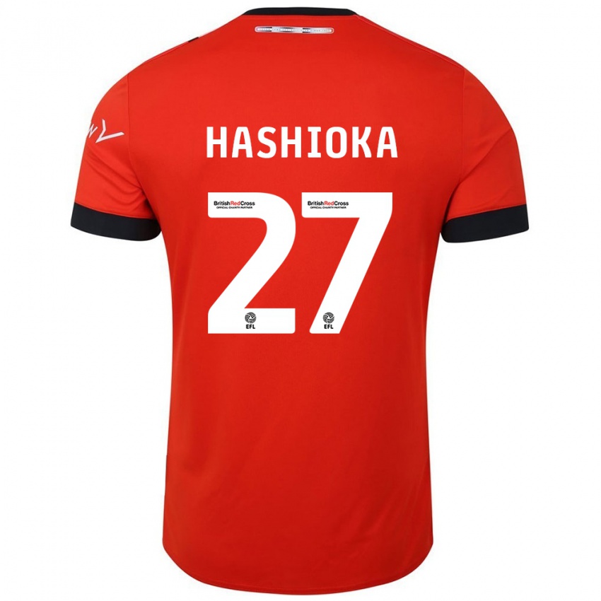 Criança Camisola Daiki Hashioka #27 Preto Laranja Principal 2024/25 Camisa Brasil