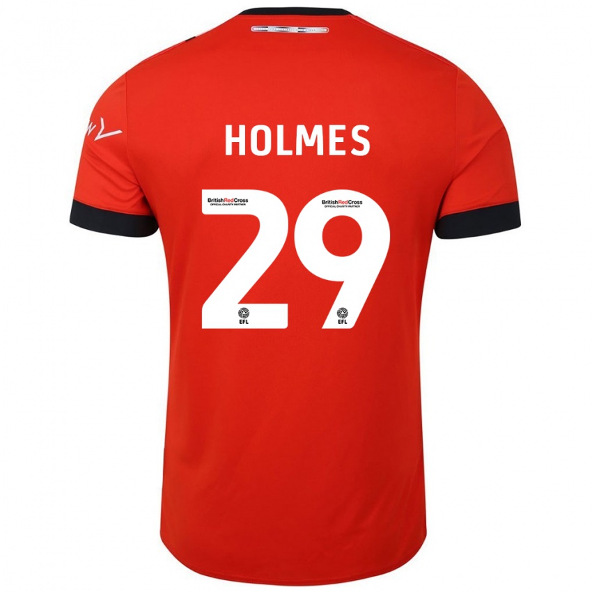 Criança Camisola Tom Holmes #29 Preto Laranja Principal 2024/25 Camisa Brasil