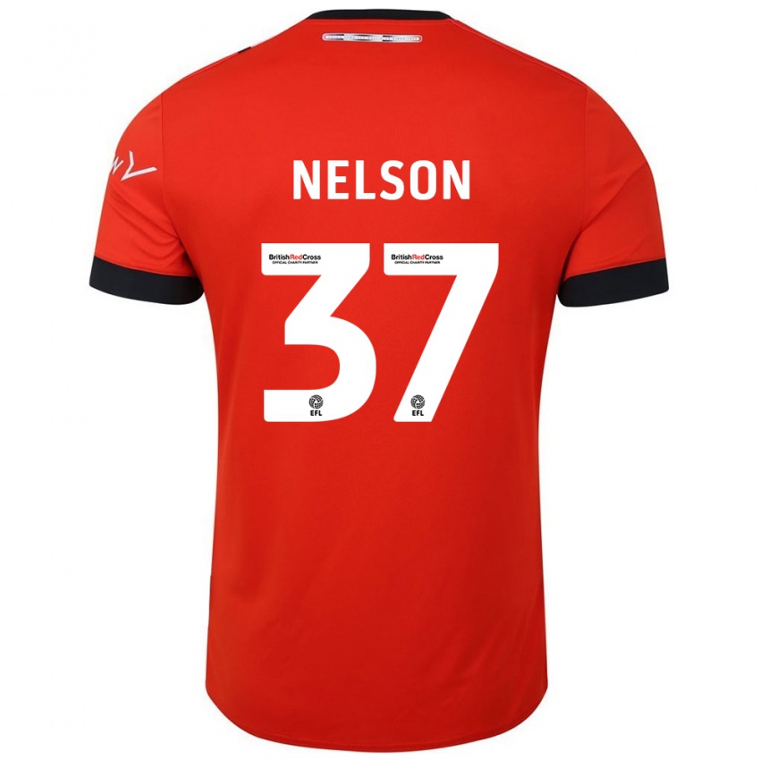 Criança Camisola Zack Nelson #37 Preto Laranja Principal 2024/25 Camisa Brasil