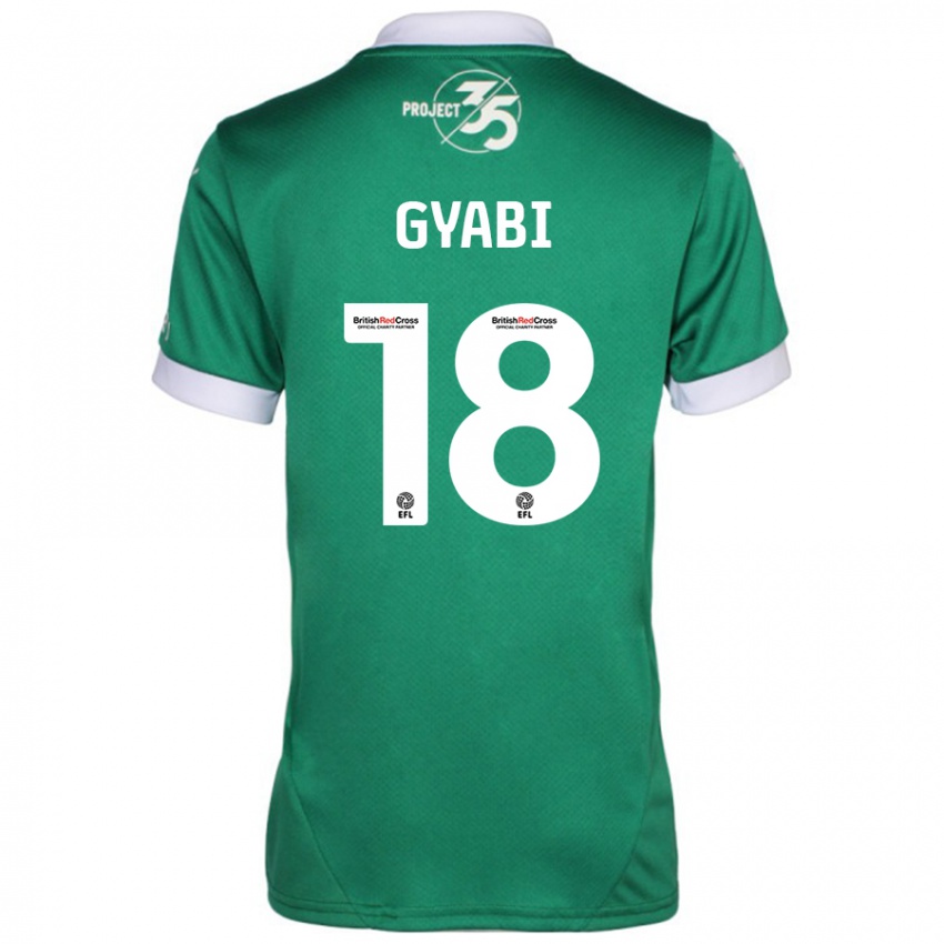 Criança Camisola Darko Gyabi #18 Branco Verde Principal 2024/25 Camisa Brasil