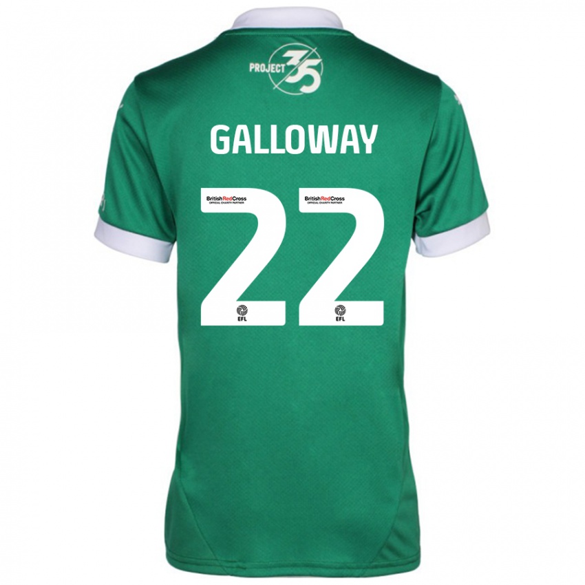 Criança Camisola Brendan Galloway #22 Branco Verde Principal 2024/25 Camisa Brasil