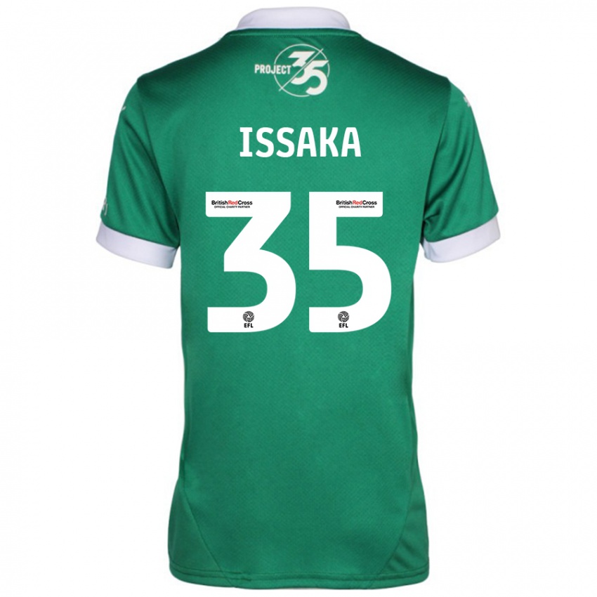 Criança Camisola Freddie Issaka #35 Branco Verde Principal 2024/25 Camisa Brasil