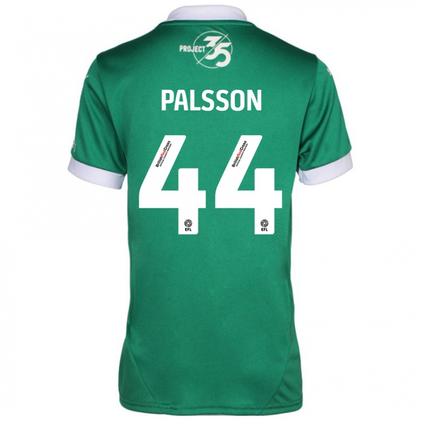 Criança Camisola Victor Pálsson #44 Branco Verde Principal 2024/25 Camisa Brasil