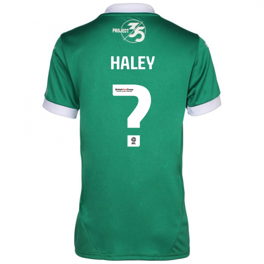 Criança Camisola Toby Haley #0 Branco Verde Principal 2024/25 Camisa Brasil