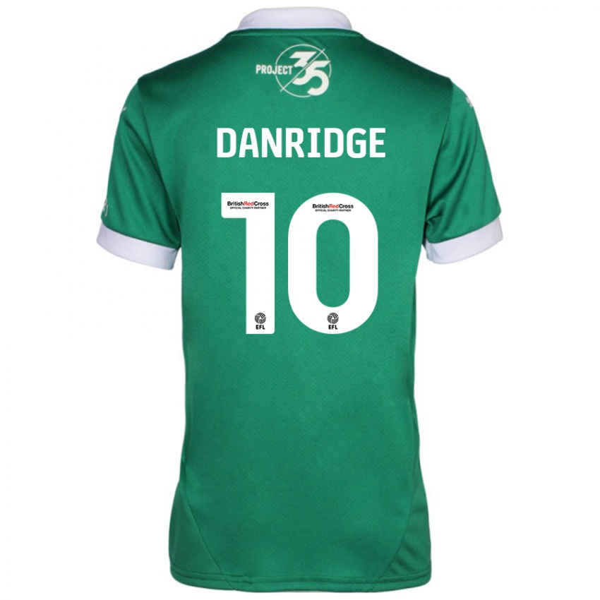 Criança Camisola Rebecca Danridge #10 Branco Verde Principal 2024/25 Camisa Brasil