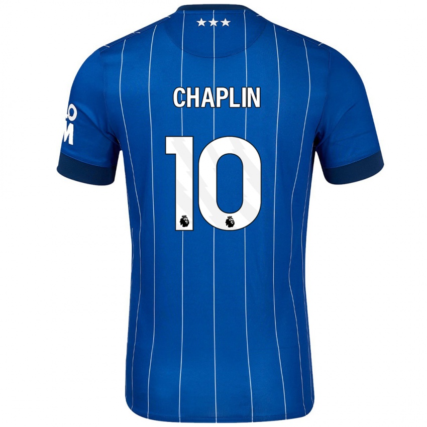 Criança Camisola Conor Chaplin #10 Azul Marinho Principal 2024/25 Camisa Brasil