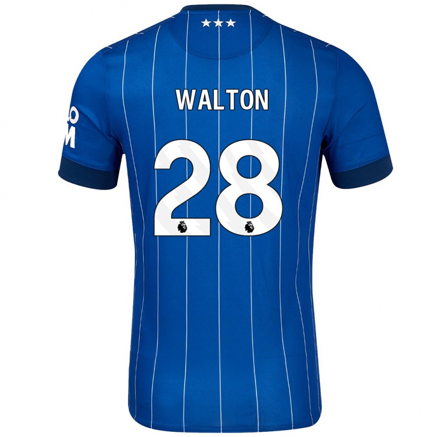 Criança Camisola Christian Walton #28 Azul Marinho Principal 2024/25 Camisa Brasil