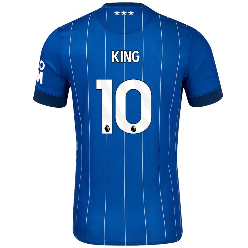 Criança Camisola Eloise King #10 Azul Marinho Principal 2024/25 Camisa Brasil