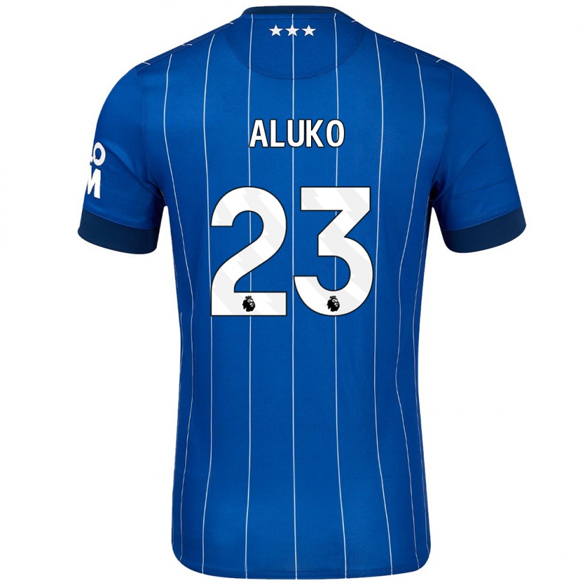 Criança Camisola Sone Aluko #23 Azul Marinho Principal 2024/25 Camisa Brasil