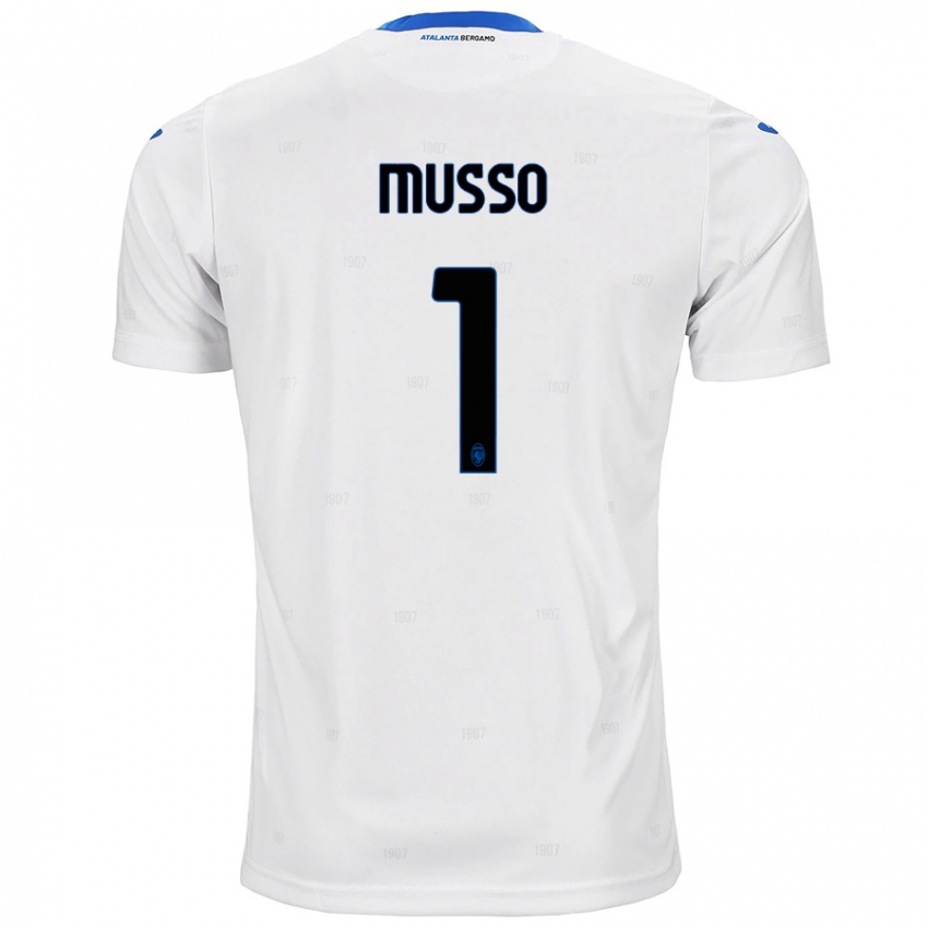 Criança Camisola Juan Musso #1 Branco Alternativa 2024/25 Camisa Brasil