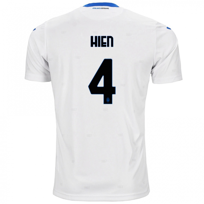 Criança Camisola Isak Hien #4 Branco Alternativa 2024/25 Camisa Brasil