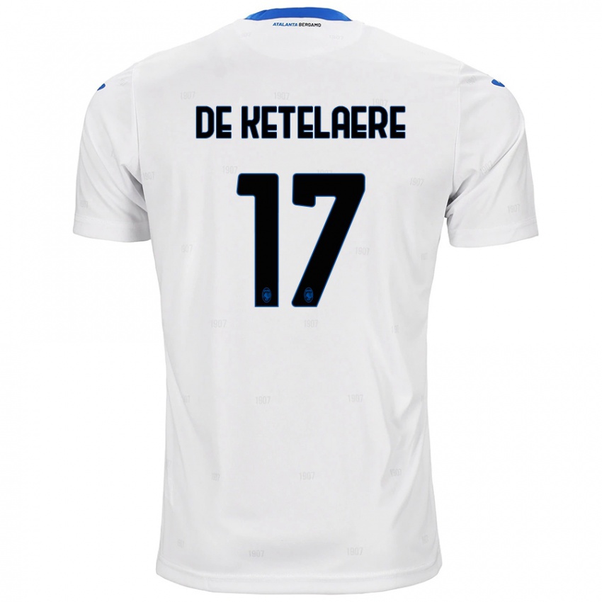 Criança Camisola Charles De Ketelaere #17 Branco Alternativa 2024/25 Camisa Brasil