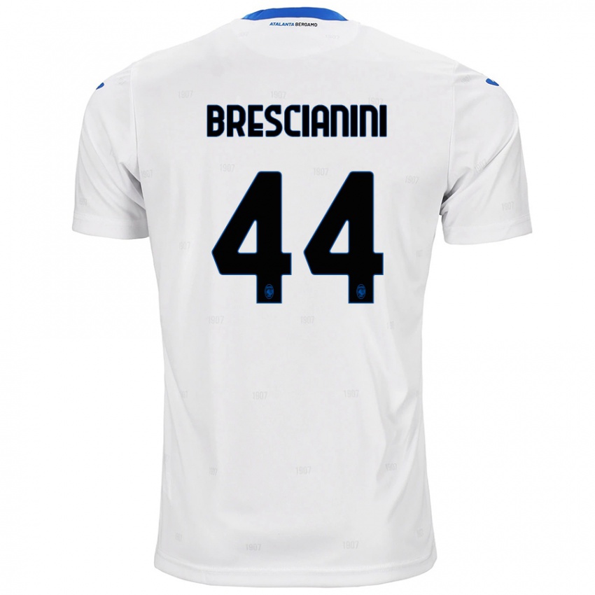 Criança Camisola Marco Brescianini #44 Branco Alternativa 2024/25 Camisa Brasil