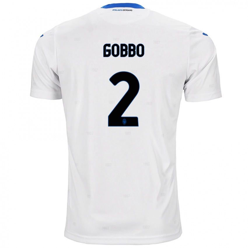 Criança Camisola Luca Gobbo #2 Branco Alternativa 2024/25 Camisa Brasil