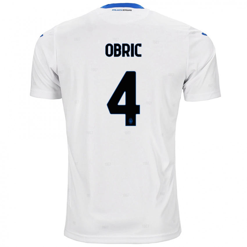 Criança Camisola Relja Obric #4 Branco Alternativa 2024/25 Camisa Brasil