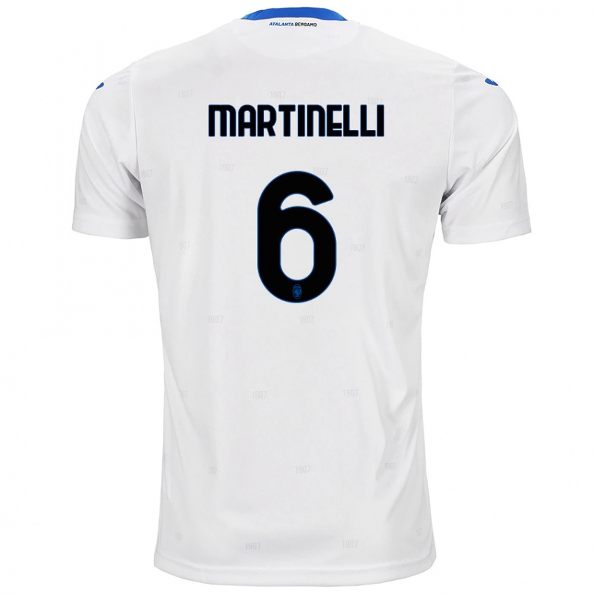 Criança Camisola Gabriel Martinelli #6 Branco Alternativa 2024/25 Camisa Brasil