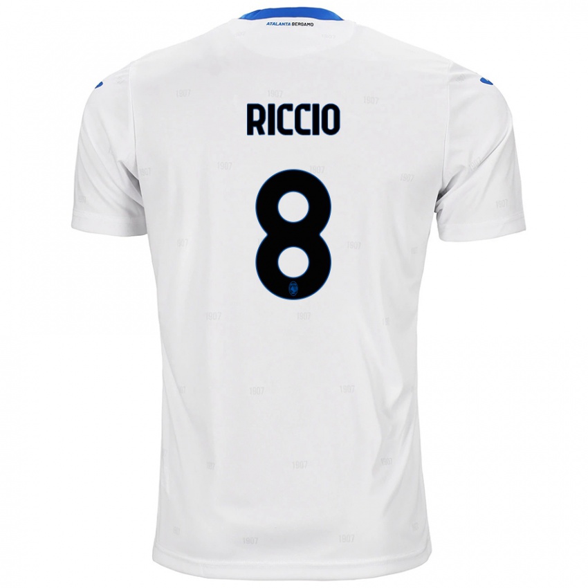 Criança Camisola Lorenzo Riccio #8 Branco Alternativa 2024/25 Camisa Brasil