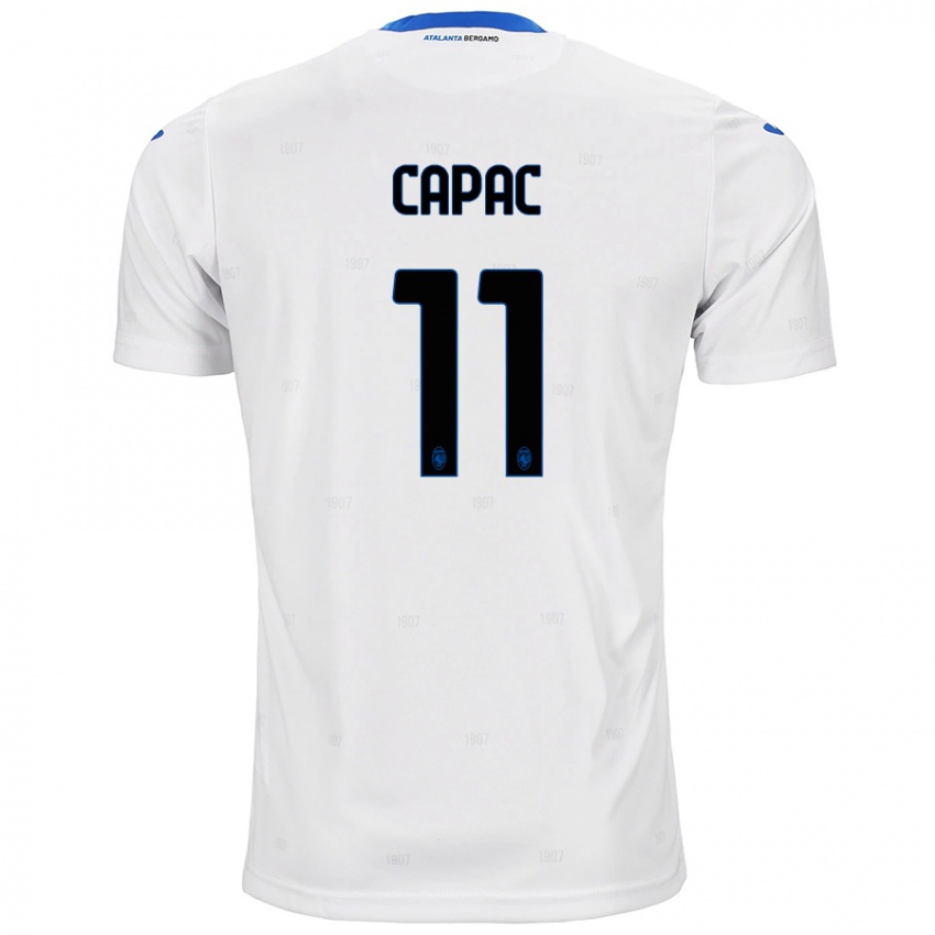 Criança Camisola Alexandru Capac #11 Branco Alternativa 2024/25 Camisa Brasil