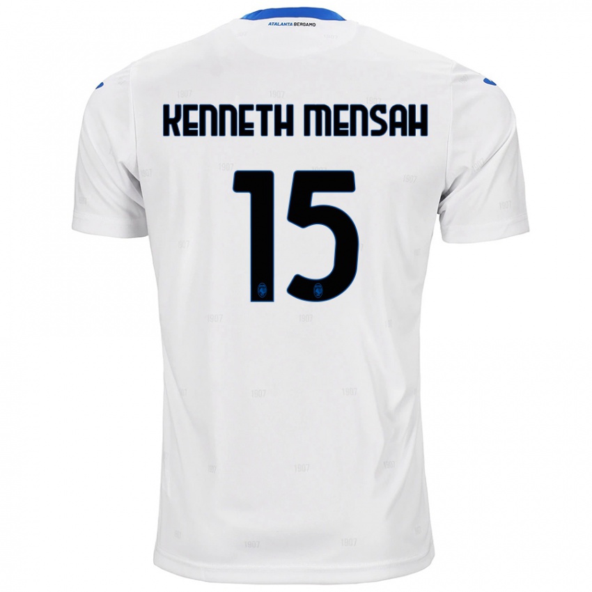 Criança Camisola Anthony Kenneth Mensah #15 Branco Alternativa 2024/25 Camisa Brasil