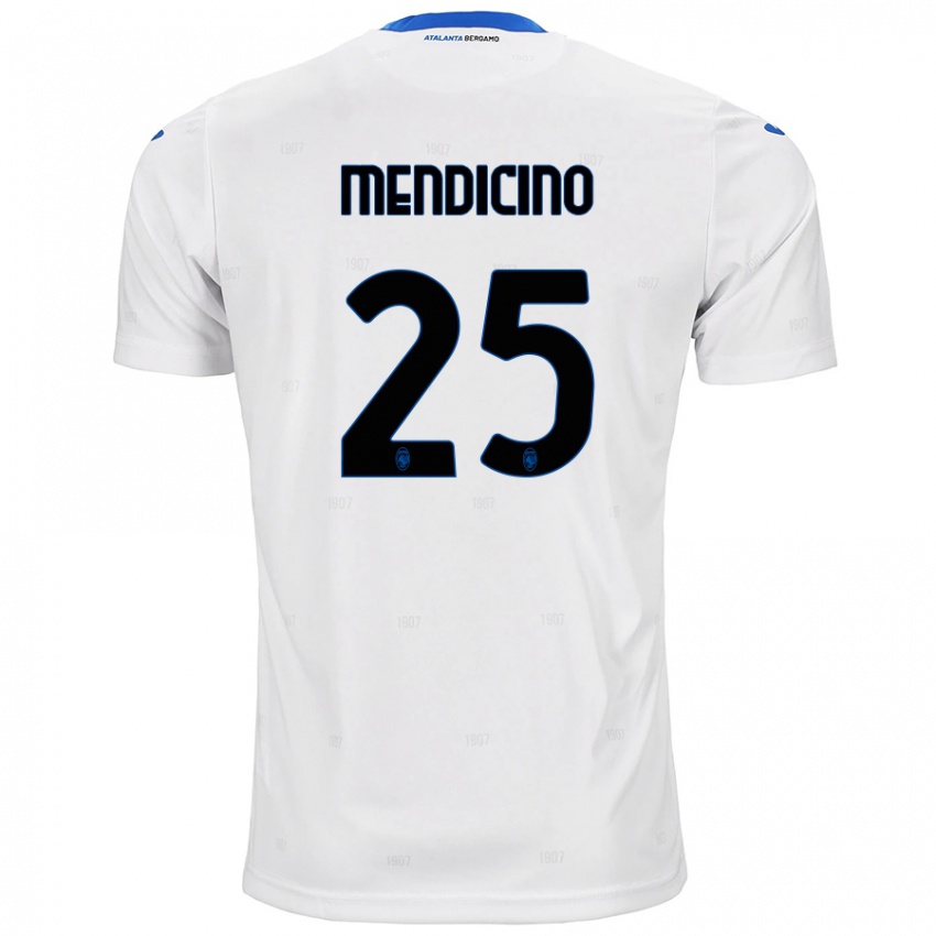 Criança Camisola Leonardo Mendicino #25 Branco Alternativa 2024/25 Camisa Brasil